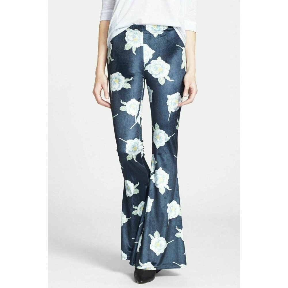 NWT MINKPINK Exotic Blooms Flare Pants